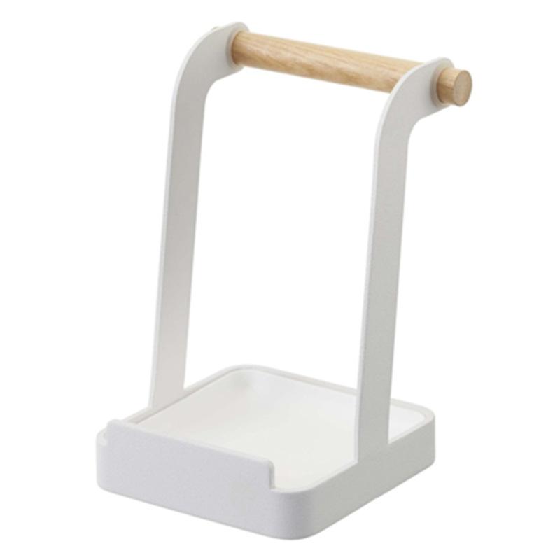 Pot Cover Rack Spoon Holder Stand Kitchen Organizer Pot Lid Shelf Multi-function Spatula Ladle Holder Tableware Storage Rack
