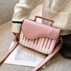 Crossbody Mini Square Bag Large Capacity PU Leather Bag Casual Piano Pattern Shoulder Bag  Shopping