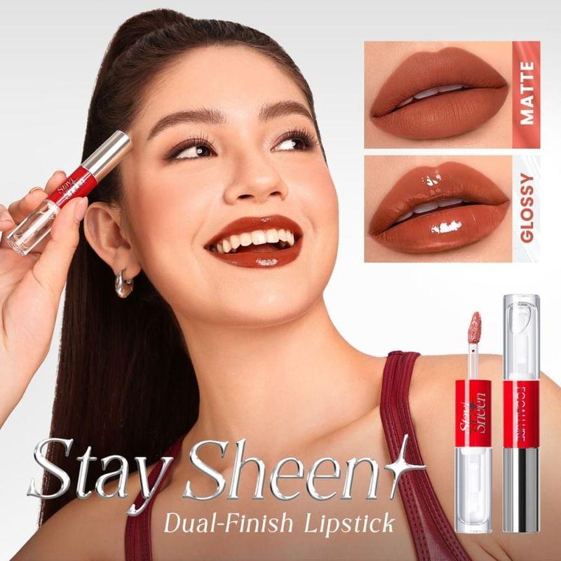 FOCALLURE - Stay Sheen 2 IN 1 liquid Lipstick - 2 Colors