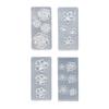 4PCS Silicone Nail Art Molds For 3D Floral Designs Reusable Transparent DIY Crafting Tools Flower Nail Decorations Mold