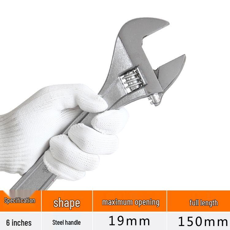Multi-functional Adjustable Wrench for Bathroom - Large Opening & Short Handle