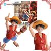 Genuine Bandai One Piece Model Kit SHF Monkey D Luffy Romance Dawn Anime Action Figure Collection Finished Model Toys