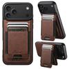 Magnetic Wireless Charging Case for 17 Pro Max 16 15 14 13 Separate Card Bag Business Phone Case