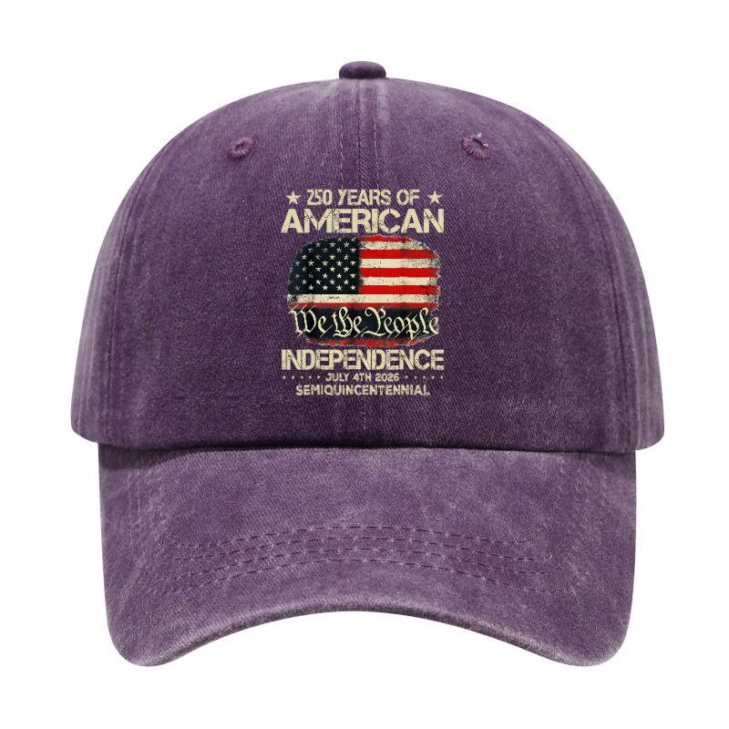 Versatile trend American flag print washed old soft top baseball cap Unisex sunshade baseball cap