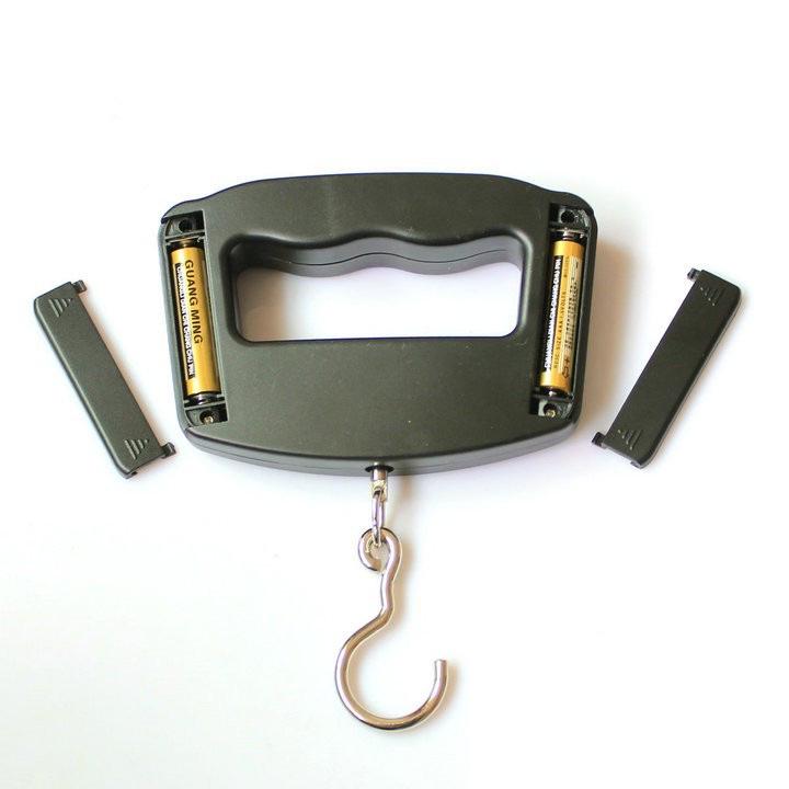 

Mouth-Shaped 50kg Portable Electronic Luggage Scale with Large Handle