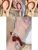 Delicate Red Lion Beaded Bracelet For Women Artistic And Cultural Design