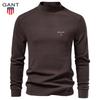 Gant 2026 Herbst und Winter Mittelhoher Kragen Kaschmir Warm und Warm Basis Langarm-T-Shirt für Herren