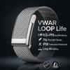 VWAR Boucle Tracker d'Activité Vitale ECG+PPG SpO2 Sport Bracelet Intelligent Moniteur de Fréquence Cardiaque Pression Artérielle Podomètre Bracelet de Montre Intelligente