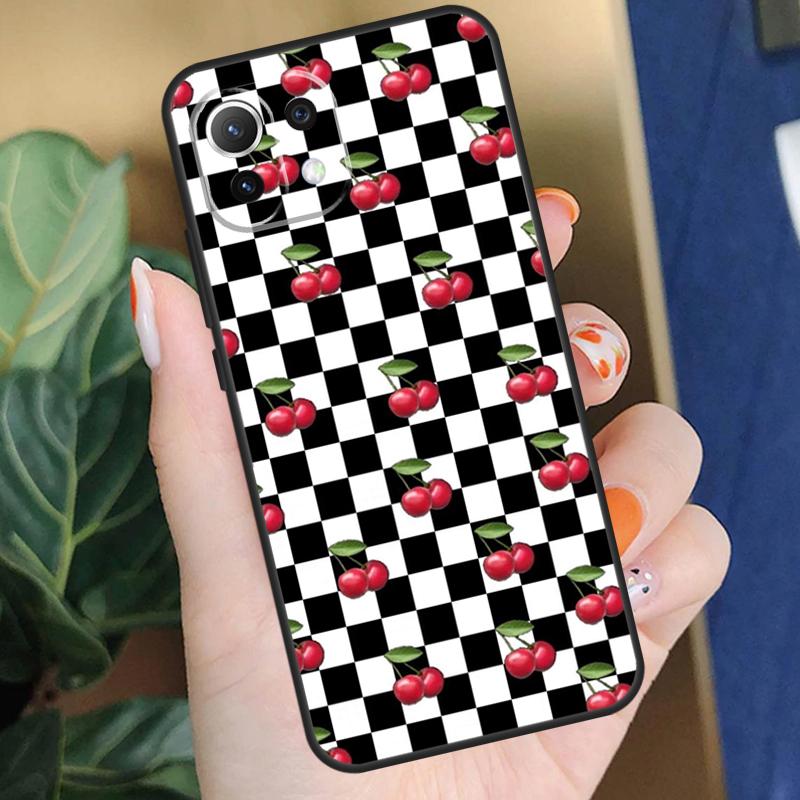 

Клетчатый чехол с подсолнухом для Xiaomi 15 14 Ultra 13T 14T 15T Pro 17 Pro Max POCO X7 X5 X6 F5 F6 F7 F8 Pro Чехол POCO X3 Pro