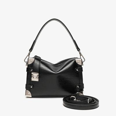 Sac boîte en cuir souple de luxe de niche sac populaire pour femme sac bandoulière carré noir sac
