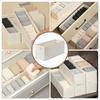 Long Storage Container Bin Stackable Space-Saving Fabric Storage Bins Efficient Storage Sock Underwear Organizer for Socks