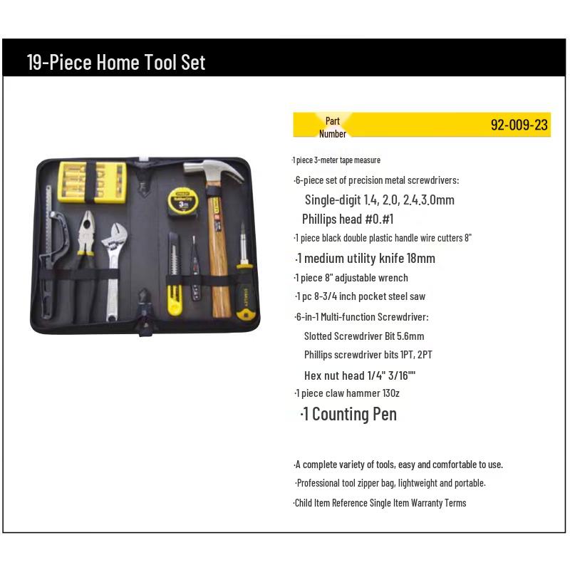 STANLEY 19-Piece Automotive Tool Kit