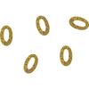Glitter Confetti - PTIT CLOWN - Number 0 Gold - Pack of 50 - Height 2.5 Cm - Birthday