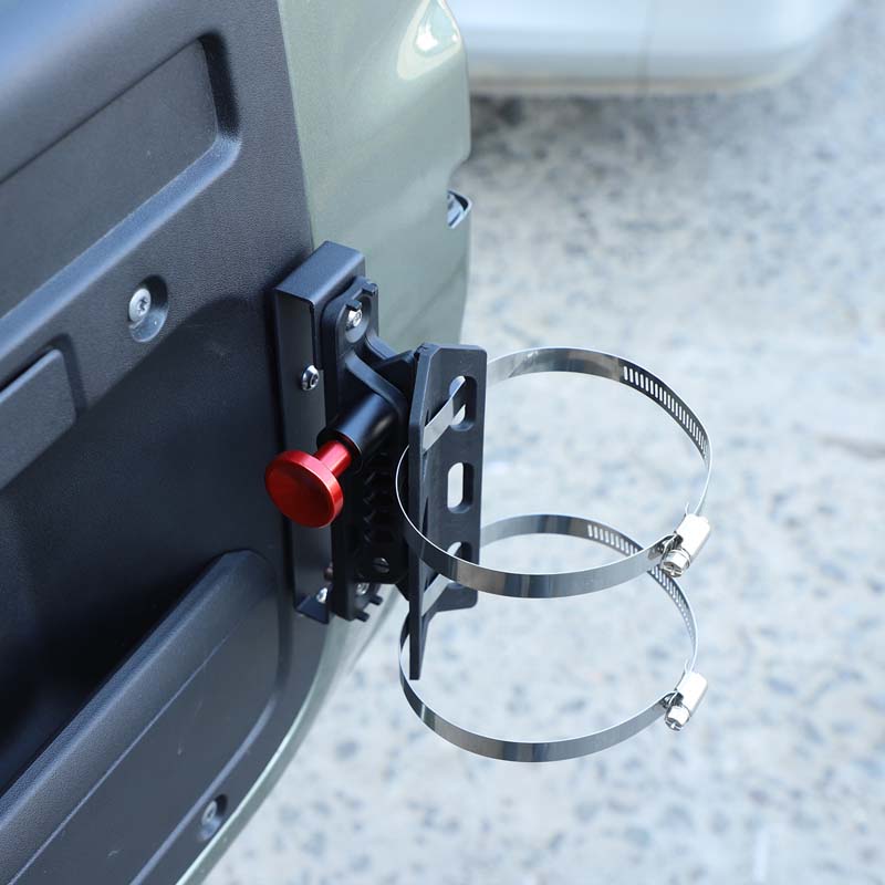 BCC1 For Land Rover Defender 90 110 2020-2024 Fire Extinguisher Holder Adjustable Extinguisher Mount Holder Car Accessories