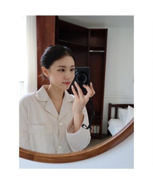 [Beanpole] Cotton Stripe Pajama Set [Shipped from Korea] 100% Authentic