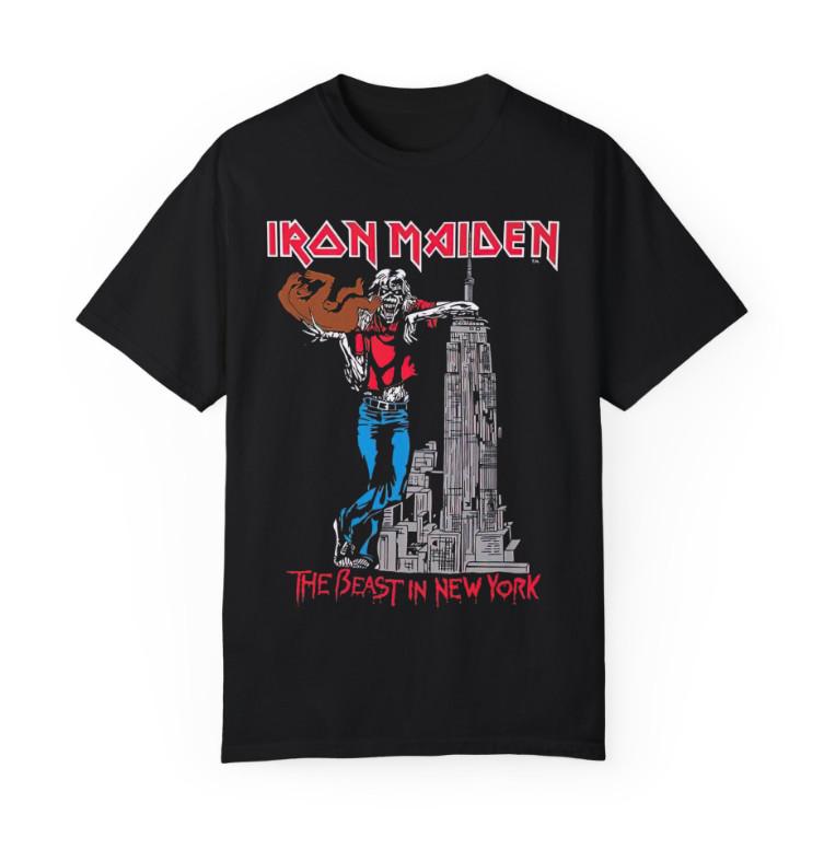 

Iron Maiden T-shirt – The Beast In New York – Double Sided Unisex Metal Tee S