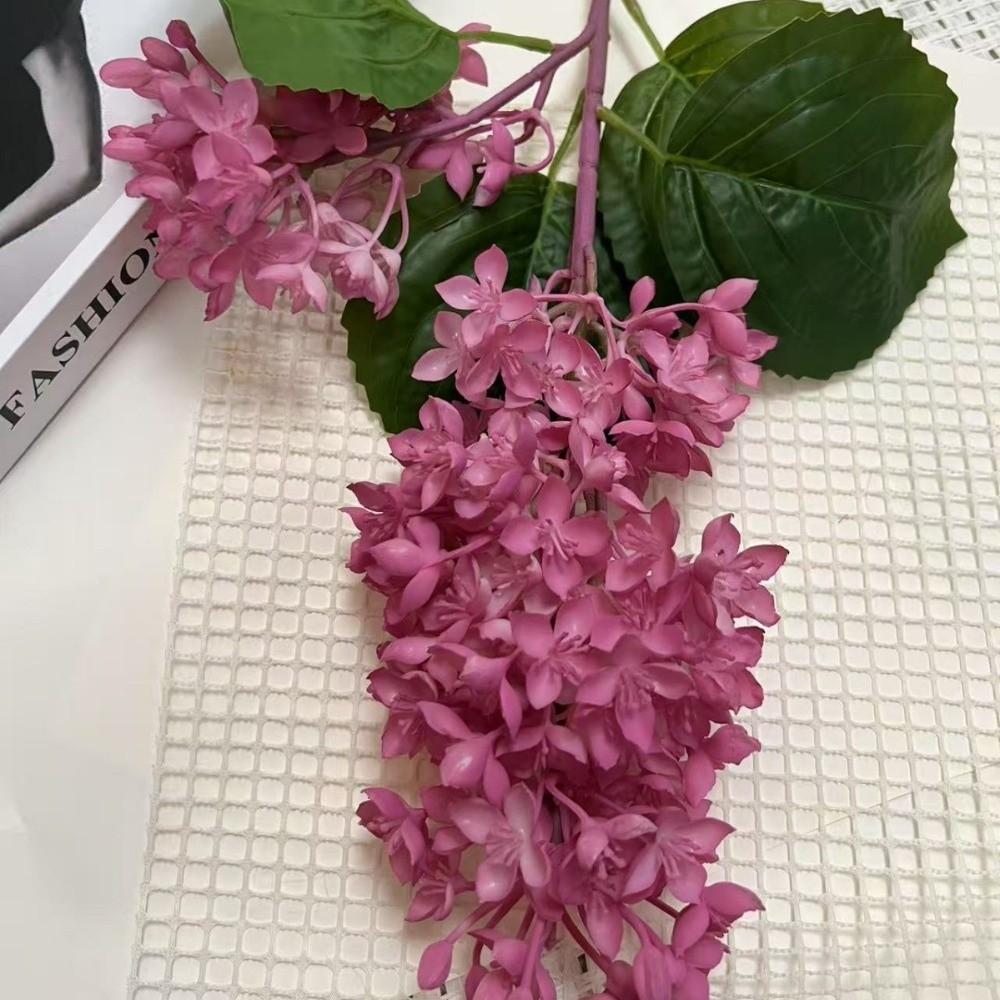 

New Purple Artificial Lilac Flowers Floral Simulation Artificial Faux Plants Decorative Fake Flower Home Decor темно-рожевого кольору