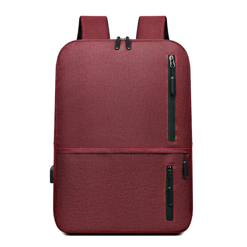 Men's Oxford Cloth Business Commuter Computer Bag Large Capacity Business Travel Backpack Rechargeable USB Bag
