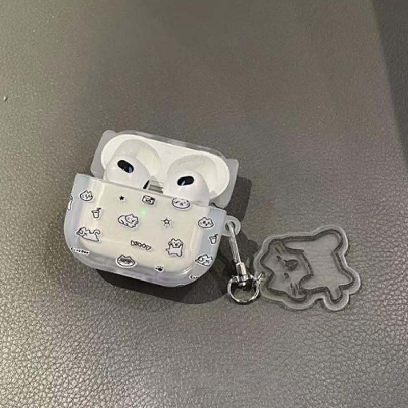 Full screen lines cat AirPods 1 generation protective cover for AirPods pro1 generation apple 1 generation earphone case