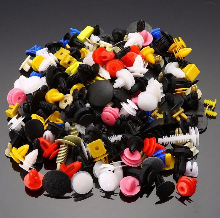 200/500 PCS Car Auto Bumper Rivet Retainer Push Engine Cover Fender Fastener Trim Clips