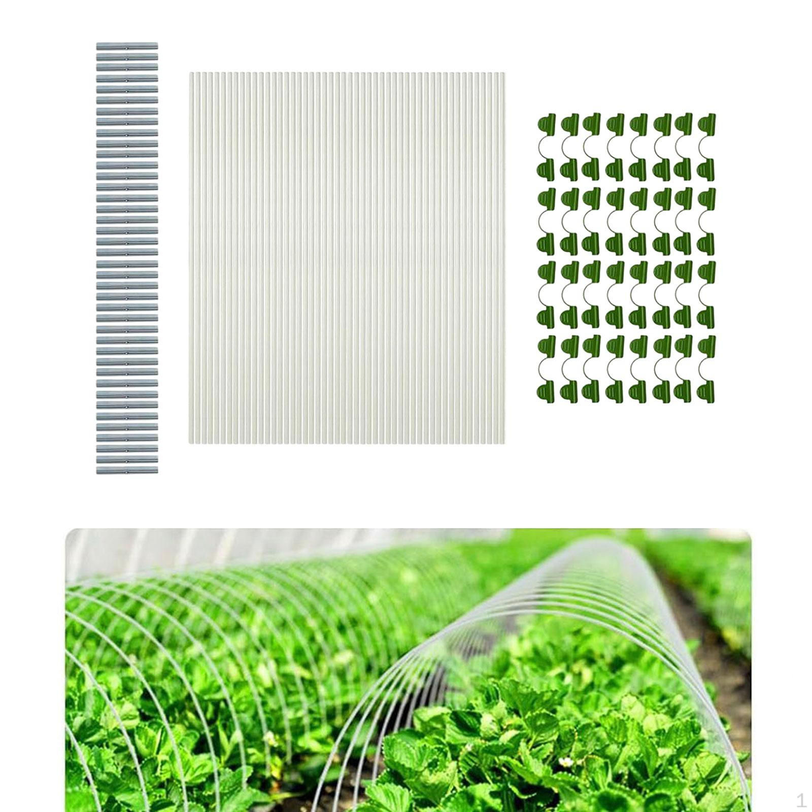 

Обручи из стекловолокна для садоводства, теплицы, фруктов, цветов, овощей 50 pieces hoops