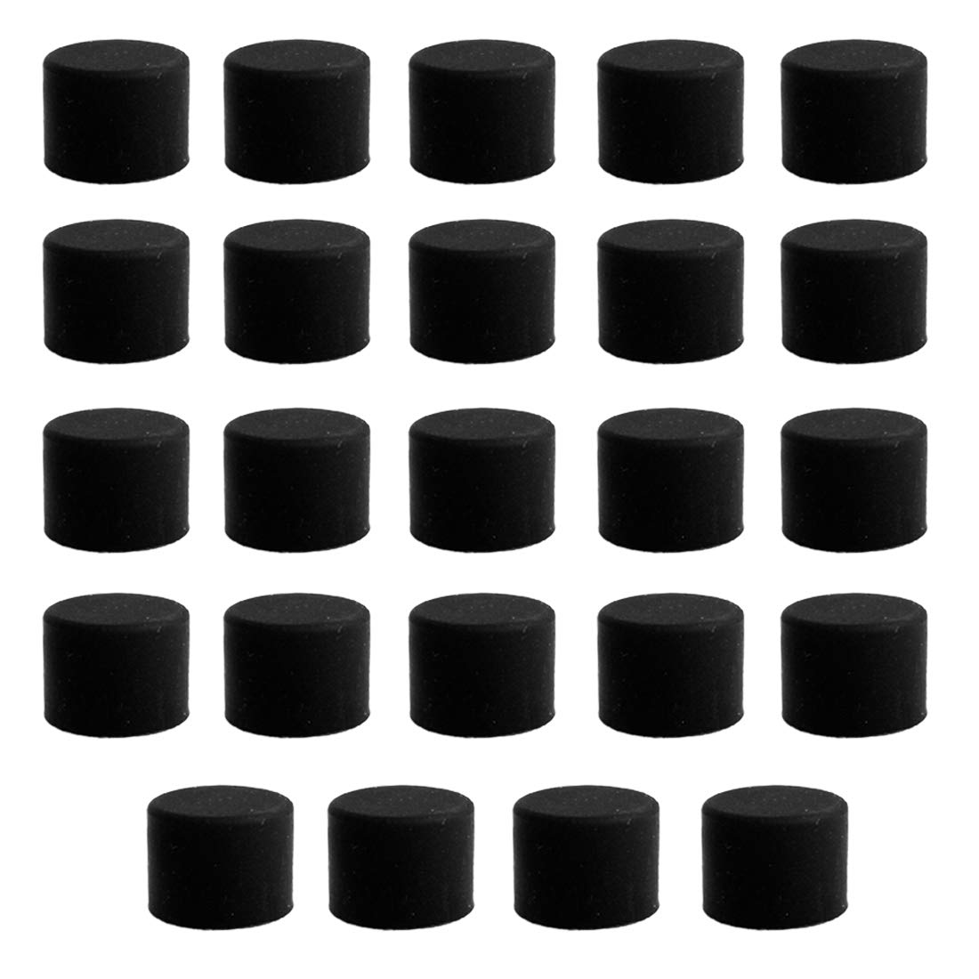 

[AWESOME] Wheel nut cover 24 pieces Color: Black Nut size: чёрный