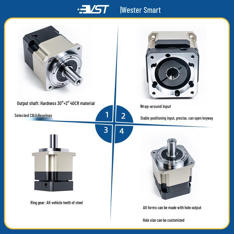High Torque AB6090 Precision Planetary Gear Reducer for 57 Stepper/Servo Motors