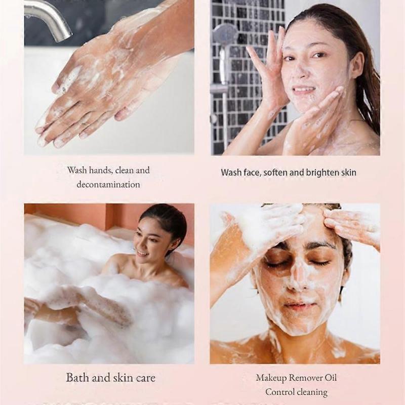 Cover Grey Bar Shampoo Soap Natural Polygonum Essence Hair Darkening Shampoo