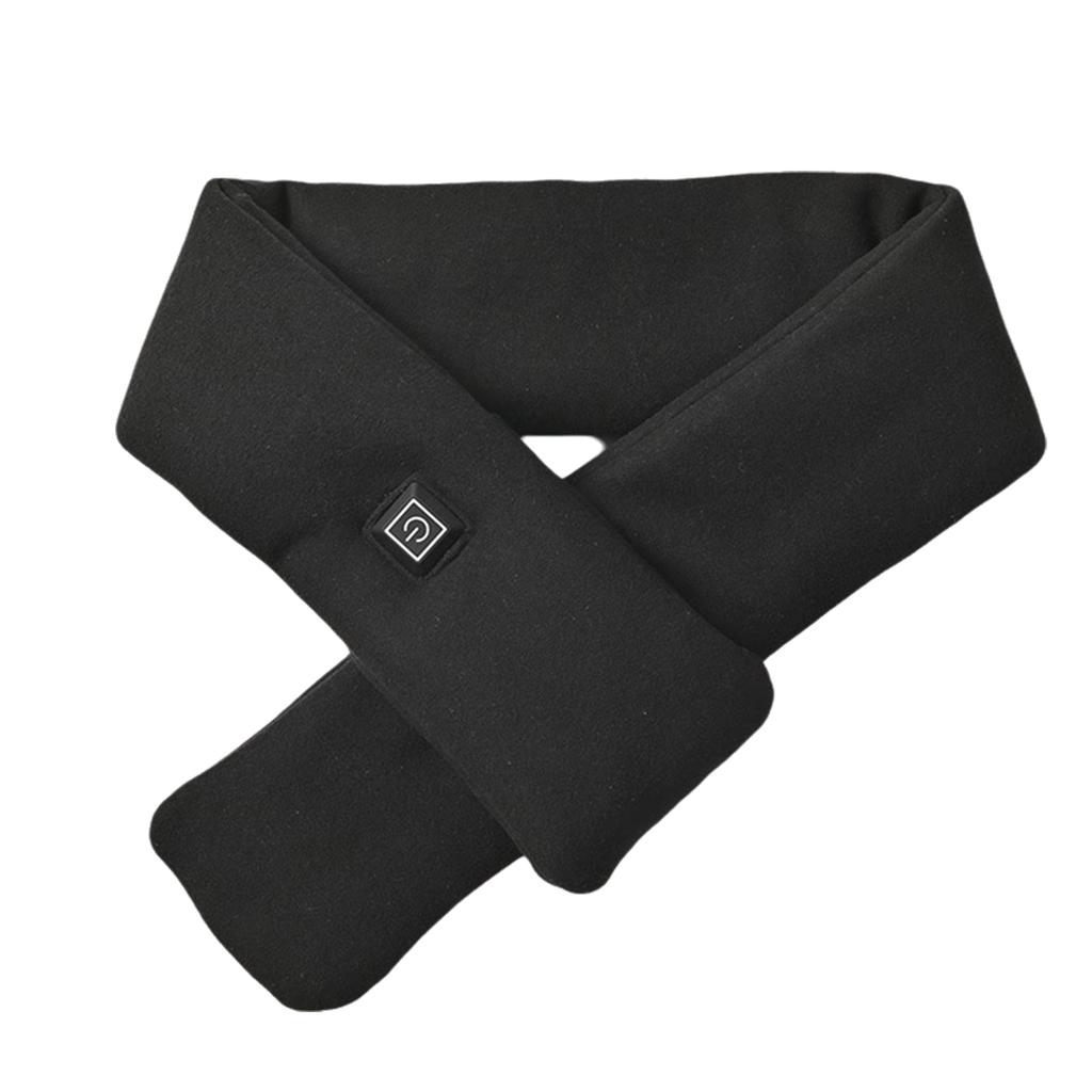 USB Rechargeable Electric Heated Scarf for Winter Warmth with 3 Adjustable Temperature Setting Neck Warmer Heater Wrap