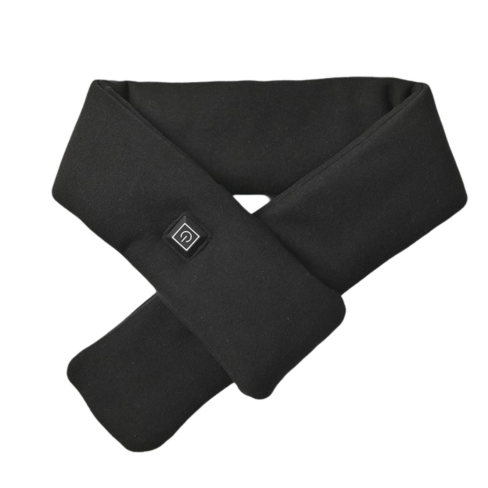 

Інтелектуальний електричний шарф з підігрівом з 3 температурними режимами, живлення від USB, грілка для шиї для офісного або вуличного використання чорний