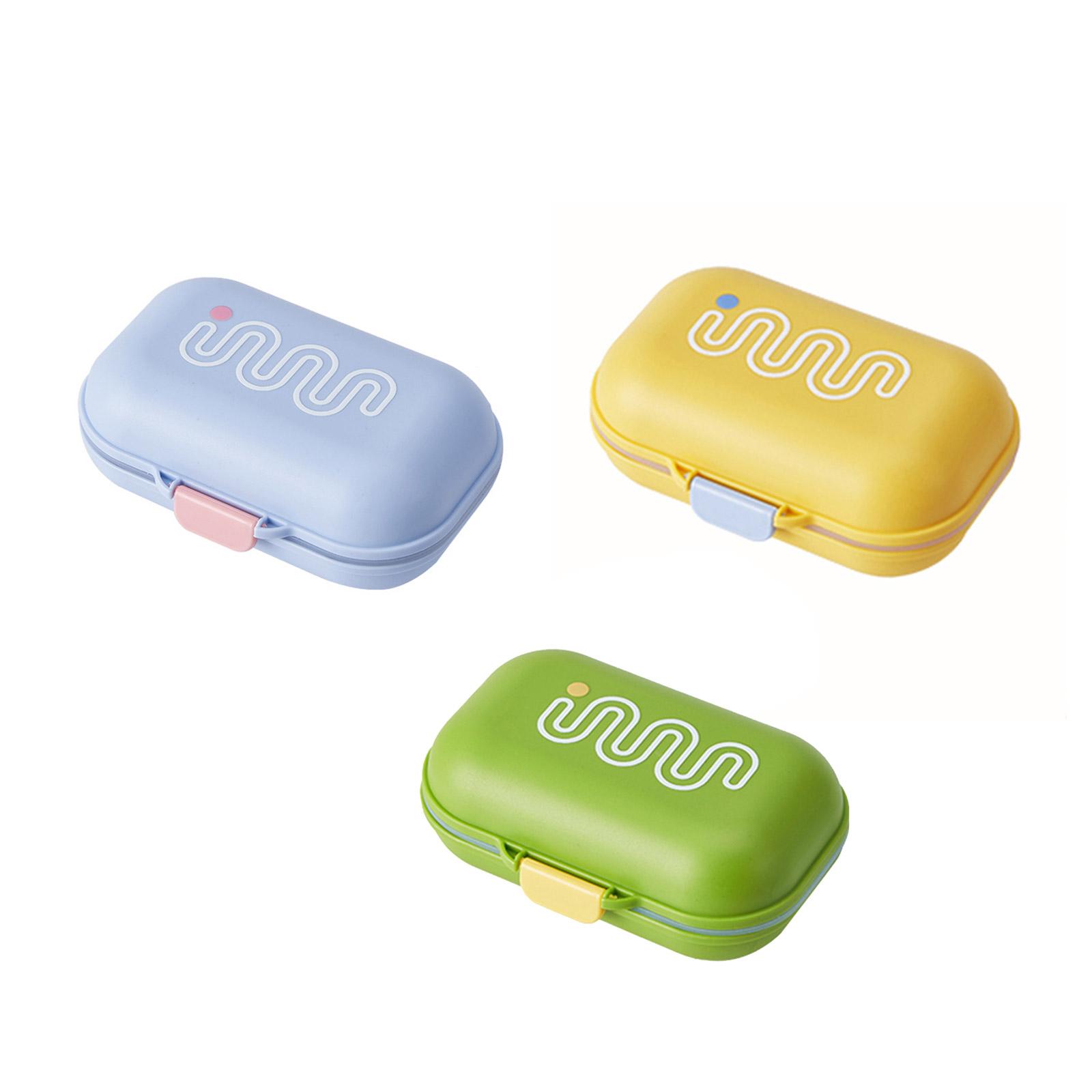 

Упаковка из 3 портативных мыльниц, мыльниц, водонепроницаемых пластиковых мыльниц для путешествий и использования на открытом воздухе, разные цвета