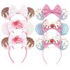 Character Design Sparkling Embellishments Hair Accessories For Holiday Birthday Parties Kids Adjustable Comfortable Stretchy Headwear