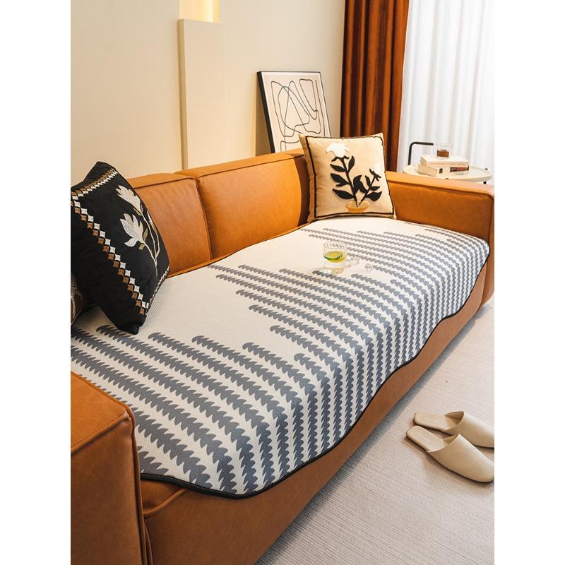 Summer Special-Shaped Sofa Cushion Cool But Not Ice Seat Cushions Straight Irregular Non-Slip Sofa Cover Cloth