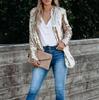 European & American Casual Multicolor Sequin Long Sleeve Suit Jacket