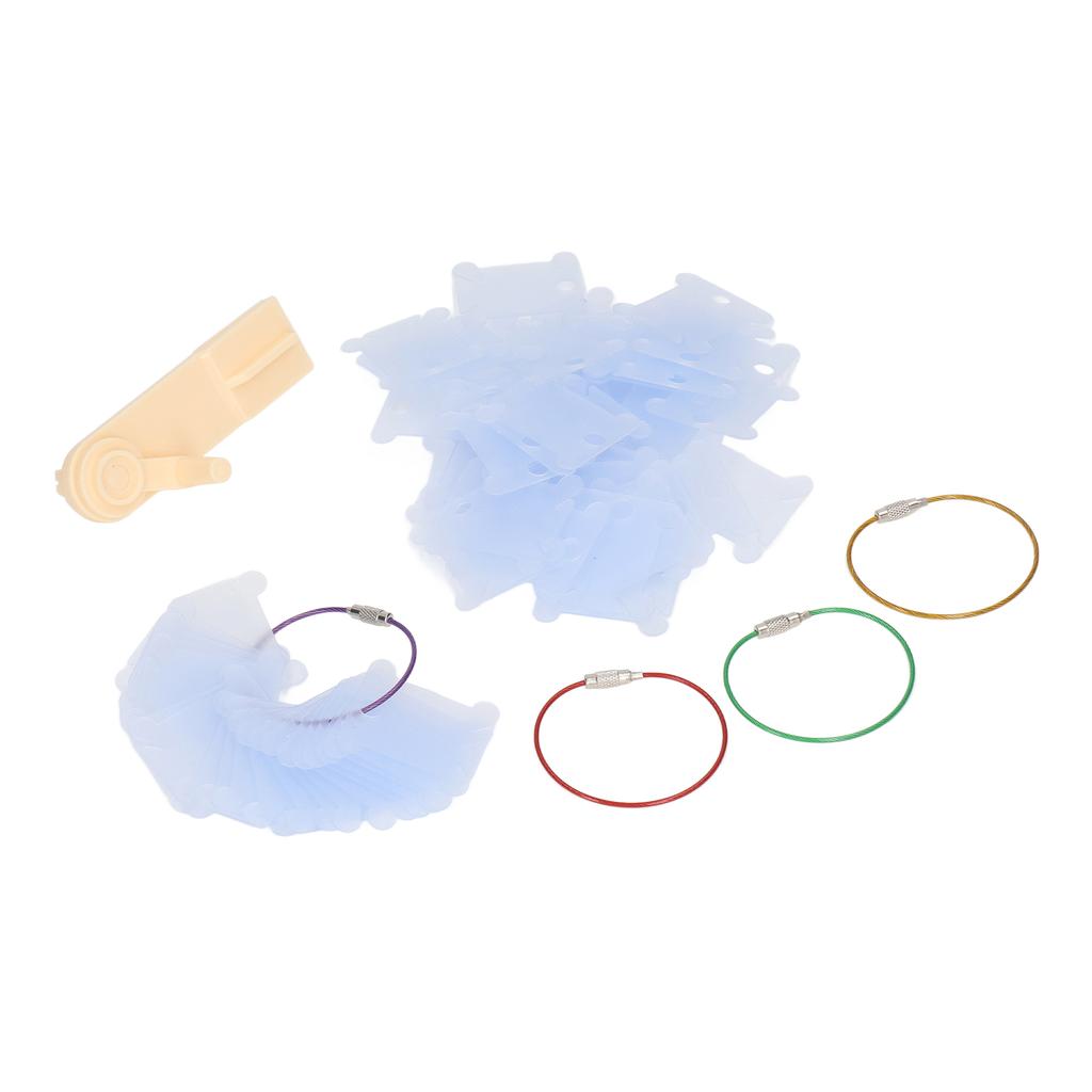 100pcs Plastic Floss Bobbins with Manual Bobbin Winder Crafts Easy Storage Embroidery Bobbins for Needlework Sewing