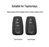 Toyota Key Cover for Camry, RAV4, Corolla, Levin, Avalon: Stylish Shell Buckle for Women.