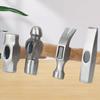 Multipurpose Shock Resistant Compact Hammer With Rustproof Head And Reinforced Wooden Grip For Workshop Precise Work