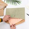 Home Imitation Linen Canvas Document Bag File Folders Folders Organizers File Envelopes File Bags