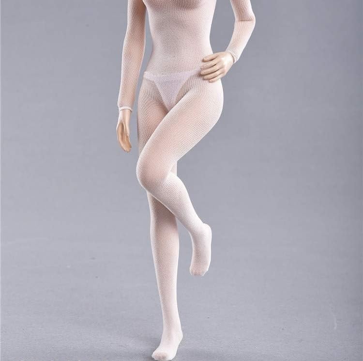 Scale Fire Girl Toys White Female Soldier Wardrobe Seamless Pantyhose for Action Figures and Not [TOYBARJAPAN] 1/6 FG-YC-006B (Body, Head, T-back