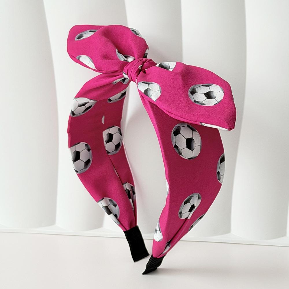 Rabbit Ear Soccer Fan Hair Band Cute Bunny Knot Headband Fan Cheering Hair Hoop  Celebration