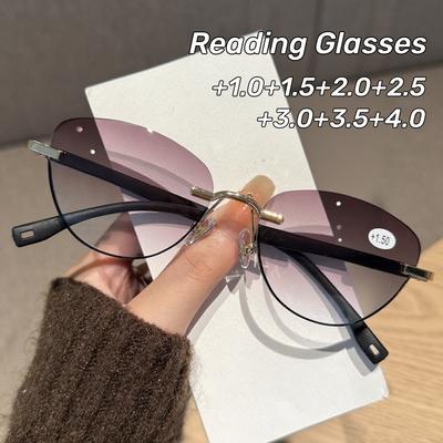 Nuovi Occhiali per Presbiopia Cat Eye Occhiali Sportivi alla Moda Protezione Solare Occhiali da Lettura per Uomo Donna
