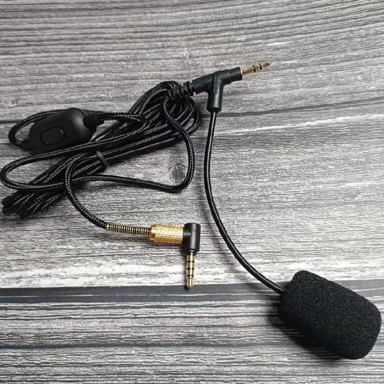 Braided 3.5mm to 3.5mm Cord with Boom Microphone&Volumes Control for 1000XM5 XM4