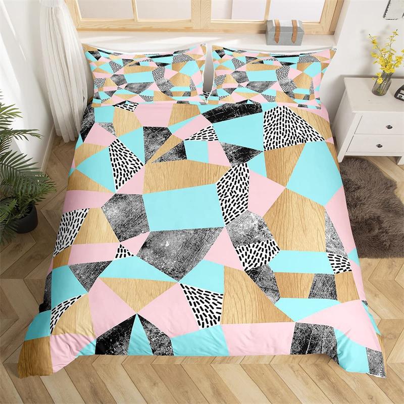 Пододеяльник с изображением заката и геометрическим узором Ombre — фото 3