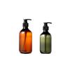 500ml Amber Press-Type Shampoo & Shower Gel Bottle for Hair and Body Care