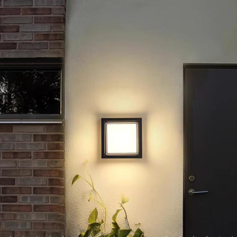 Hot Sale Good Quality Black Bedroom Bedside Wall Lamp Living Room Outdoor Waterproof LED Acrylic Ceiling Column Light