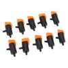 10 Pcs Irrigation Drippers 0 to 200L Adjustable Drip Emitters Micro Spray Water Flow Irrigation Sprinkler Drip Watering