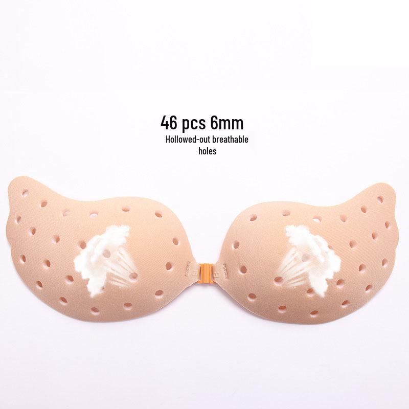 Mango Style Lightweight Invisible Nipple Covers for Halter Dresses - Small Chest Gather Effect
