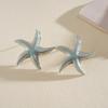 Geometric Starfish Stud Earrings Star Korean Style Earrings Cute Starfish Ear Studs  Women