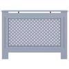 Cache-radiateur Anthracite - VIDAXL - MDF - Espace de rangement pour livres et ornements
