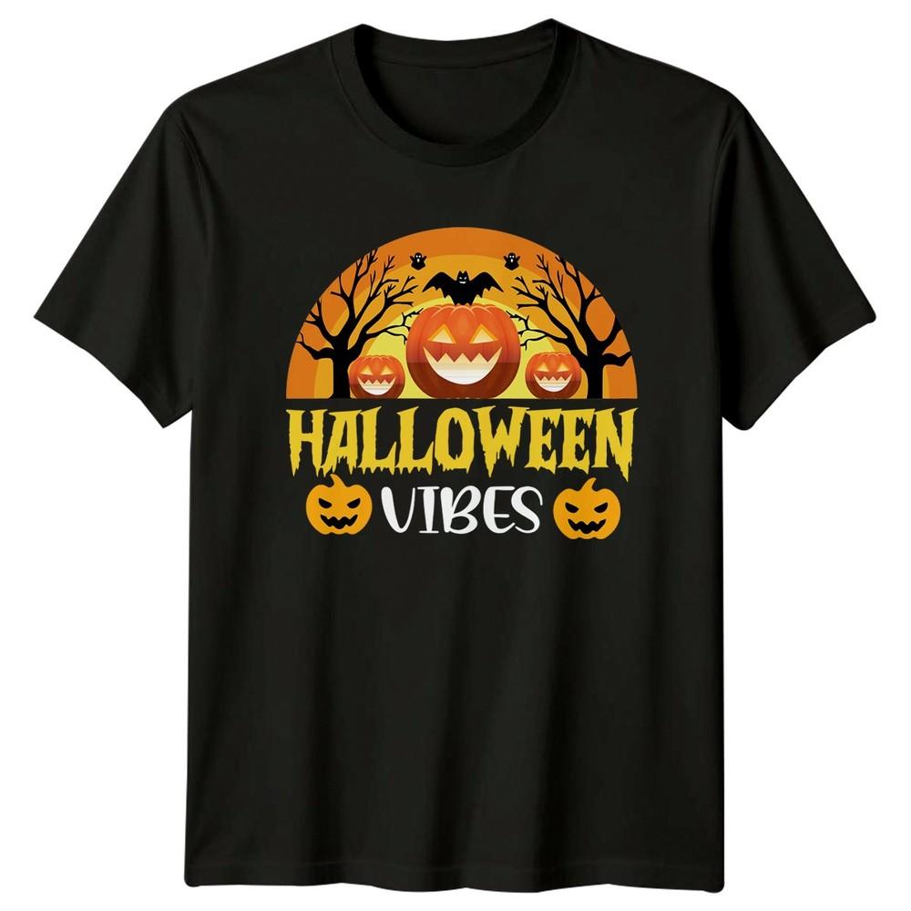 Halloween Vibes TShirt Seasonal Halloween Gift For Him And Her
